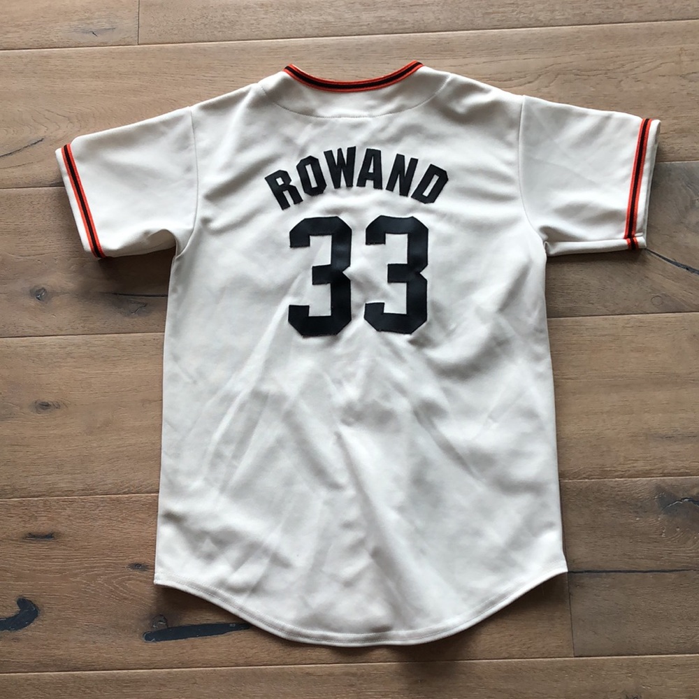 Aaron Rowland, Giants Jersey